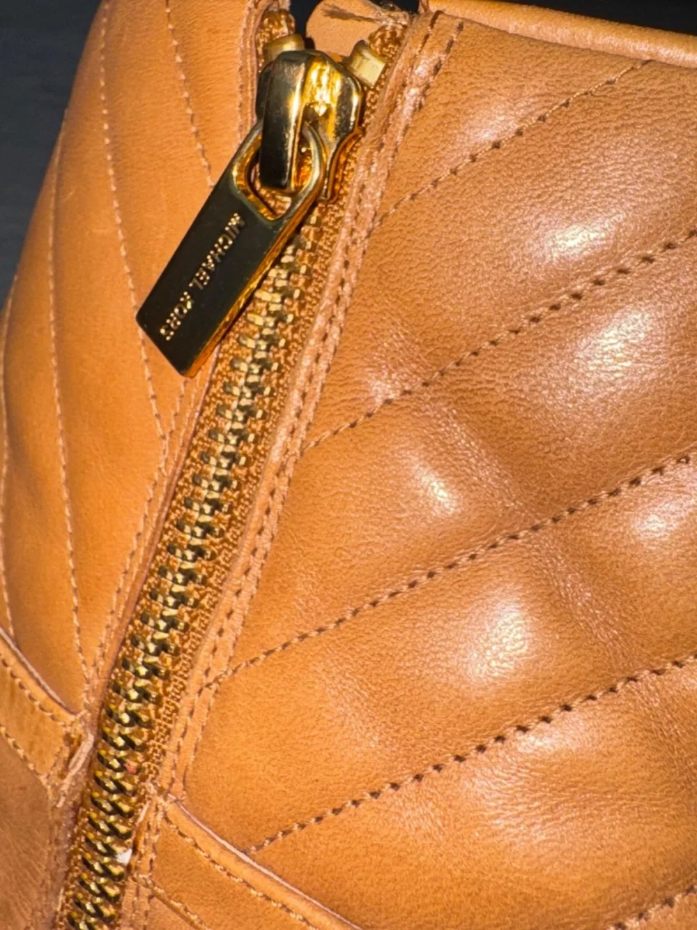 Michael Kors leather ankle booties
